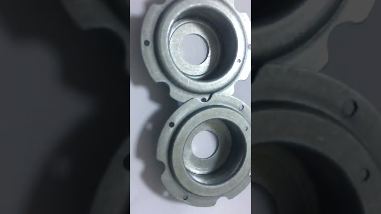 Oil pump electric motor enclosure deep drawing progressive die