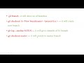 Git Branch-commands Git merge Git checkout Git delete