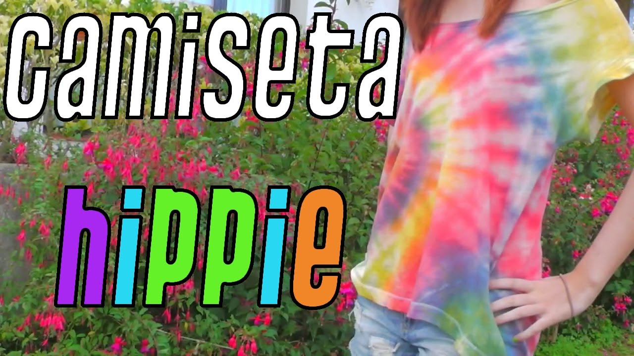 Camiseta / Playera Hippie Espiral - How to Dye - YouTube