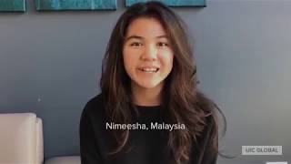 UIC Global - Student Stories: Nimeesha, Malaysia