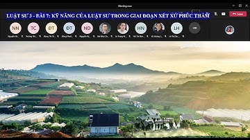 HÌNH SỰ - KỸ NĂNG CỦA LUẬT SƯ TRONG GIAI ĐOẠN XÉT XỬ PHÚC THẨM