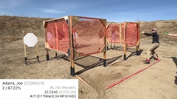 USPSA Classifier CM 23-01 - THS Short Course - 95% run