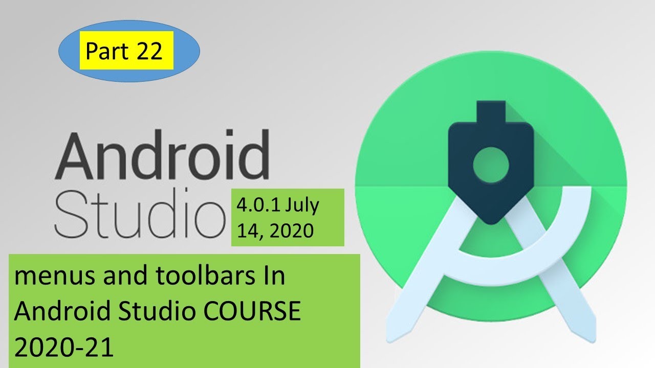 How To Use menus and toolbars In Android Studio|Android Studio Tutorial ...