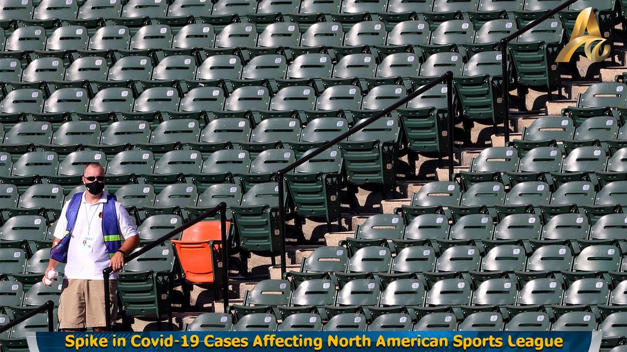 Spike in Covid-19 Cases Affecting North American Sports League