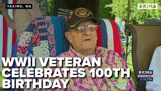 Local WWII Veteran celebrates his 100th birthday