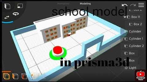 school model#prisma3d#3d world studio