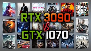 RTX 3090 vs GTX 1070 Benchmark – 65 Tests RTX 3090 vs GTX 1070 Benchmark – 65 Tests