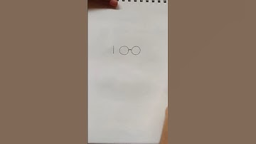 Using number 100 to draw Dr Babasaheb Ambedkar/Ambedkar jayanti special quick and easy drawing