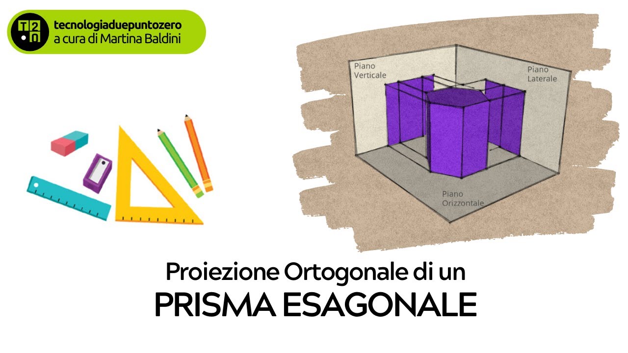 Proiezione Ortogonale prisma esagonale