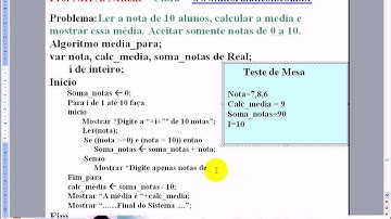 aula 1103 Algoritmos e Logica de programação   Exerc Laço de repetição Media2 pascal