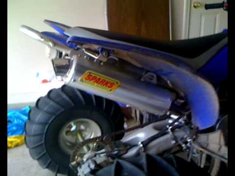 2006 YFZ 450 Curtis Sparks Exhaust clip - YouTube