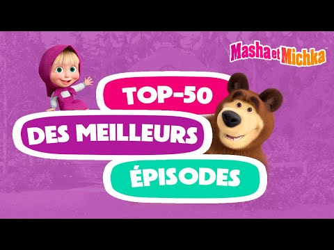 Masha et l'ours sur le gâteau de fleurs 🍰