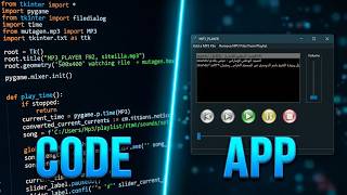 From Code to App :  Programming an MP3 Player using Python
