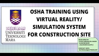 ST1373: VIRTUAL REALITY (VR) SAFETY TRAINING SIMULATION SYSTEM
