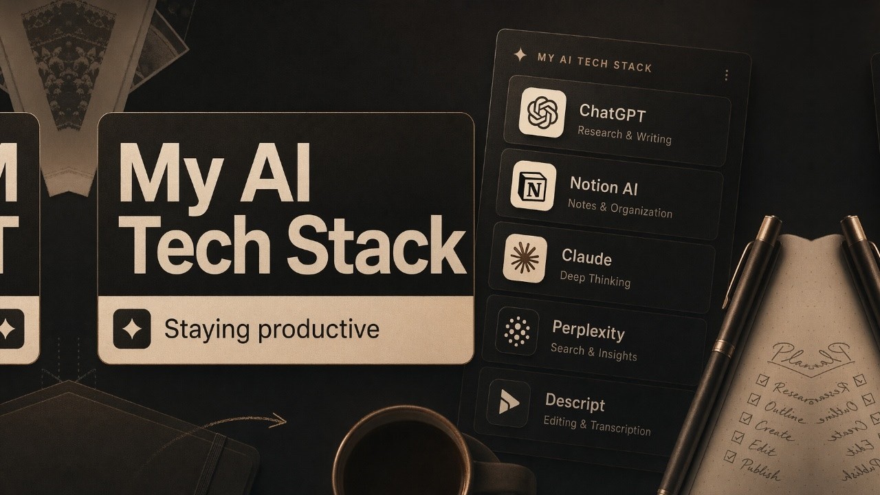 My tech stack - Staying productive in the age of AI - YouTube