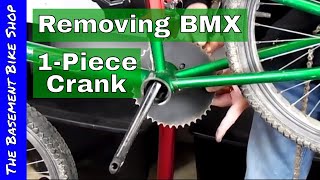How To Remove A BMX 1 Piece Crank, Bearings, and Cups | Step by Step