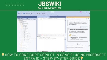 💡How to Configure Copilot in SSMS 21 Using Microsoft Entra ID – Step-by-Step Guide💡