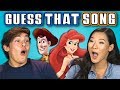 TEENS GUESS THAT SONG CHALLENGE: DISNEY SONGS (REACT)