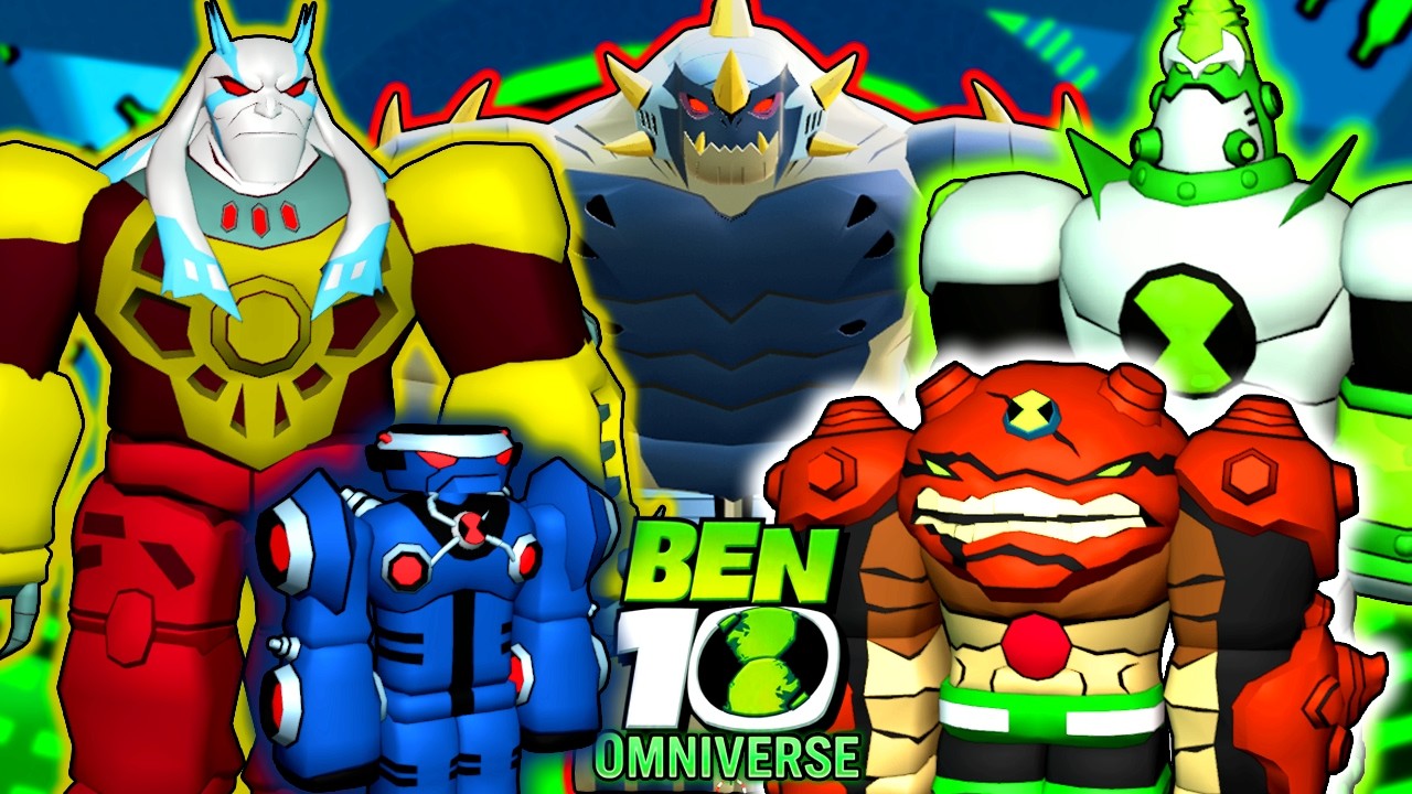 ESSE NOVO JOGO DO BEN 10 NO ROBLOX DEVERIA SER UM ROLEPLAY ELE TEM TODAS AS VERSÕES DOS ALIENS!