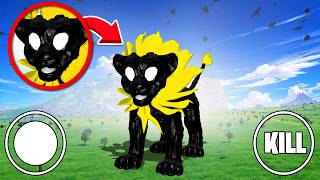 I Became Cartoon Lion In Roblox... New Colors