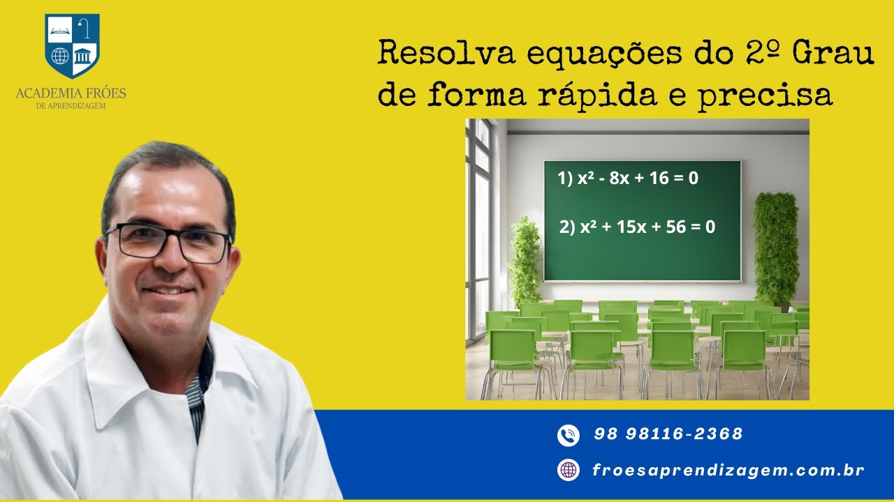 Resolva equações do 2º Grau de forma rápida e precisa - YouTube