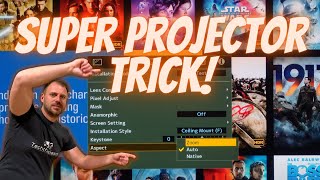 Maximize Your Home Theater Screen with This Projector Setting