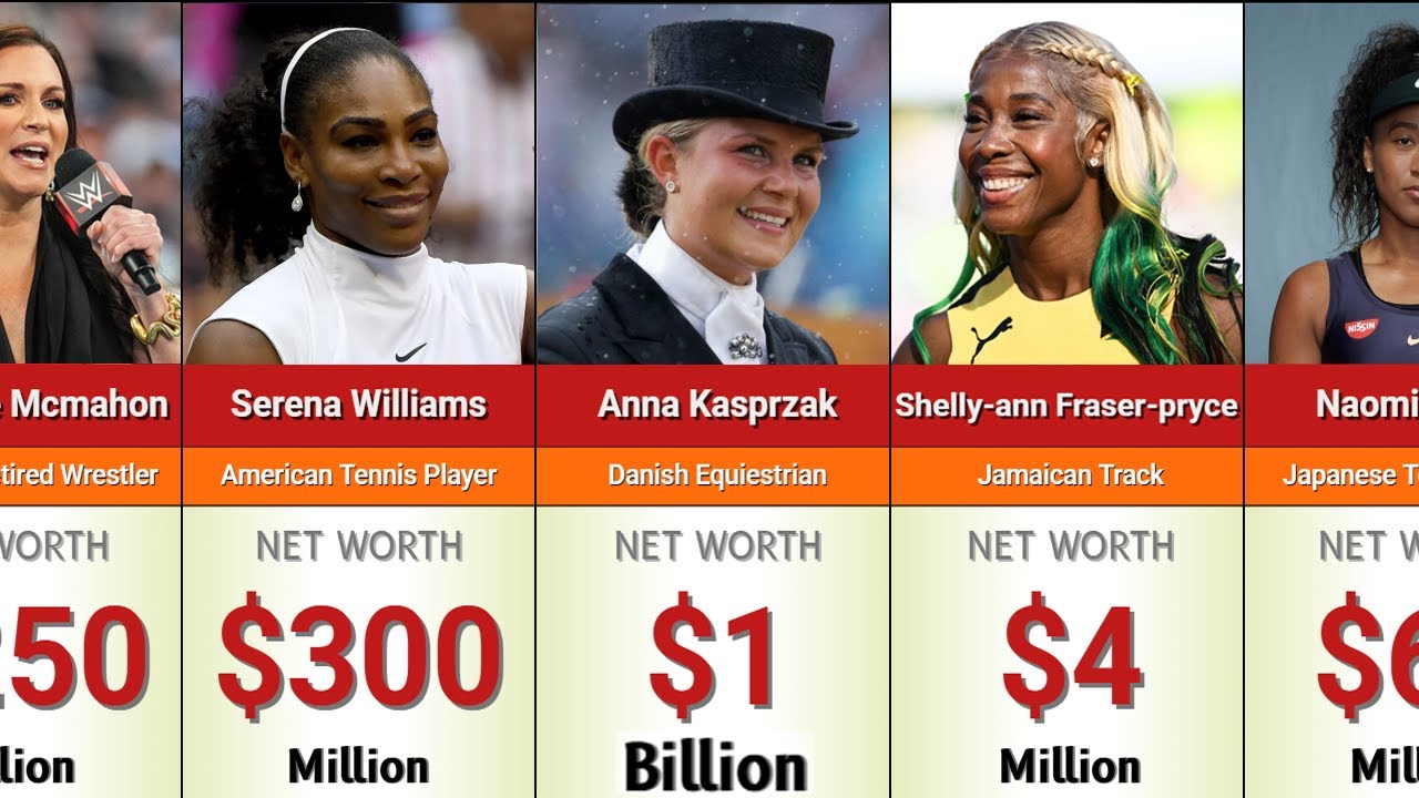 Знаменитые спортсменки и их состояние