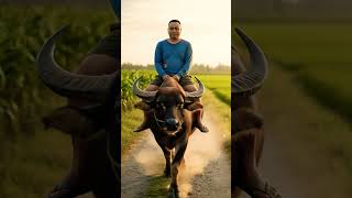 Carabao Ride Philippines🇵🇭🇵🇭 #carabao #ricefarmer #ricefarming #farmer #provincelife