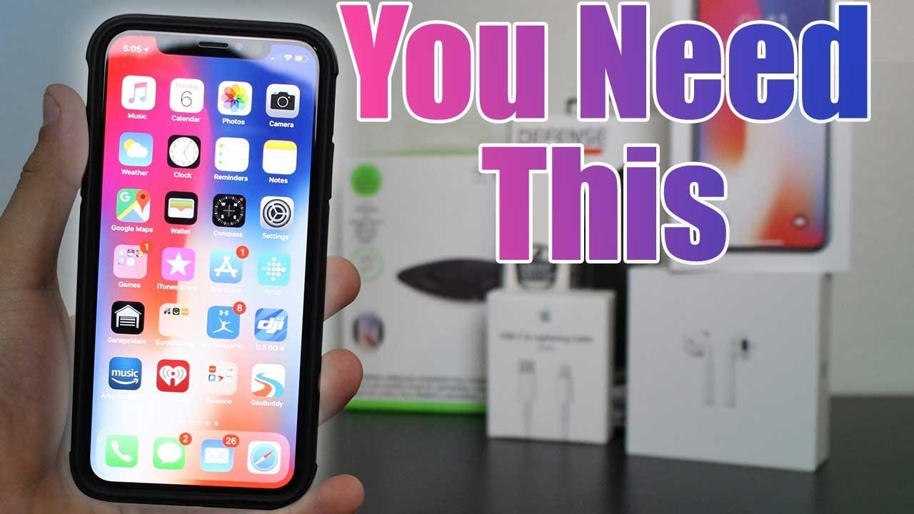 iPhone X, 8 And 8 Plus Must Have Accessories (Unlock Full Potential
