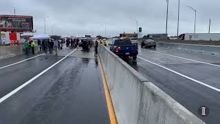 A look at the temporary lanes of I-95