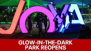 Farmers Branch glow-in-the-dark park reopens after repairs, safety improvements screenshot 4