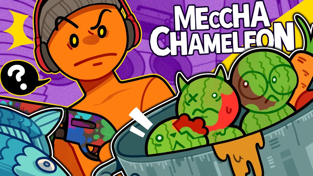 WE HID RIGHT UNDER DASHIE'S NOSE!!!! | Meccha Chameleon (w/ H2O Delirious, Kyle, Squirrel, Dashie)