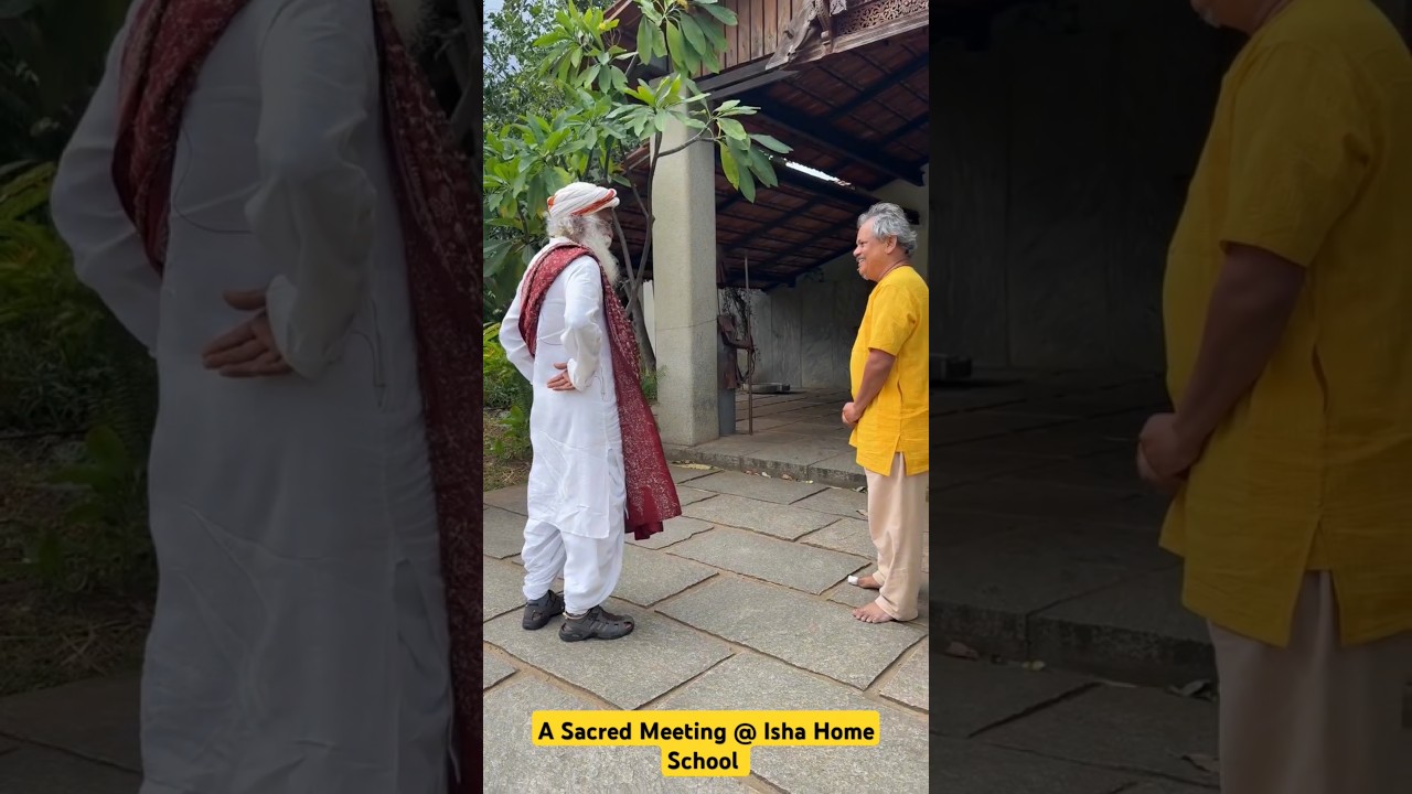 Sadhguru A Sacred Meeting at Isha Home School