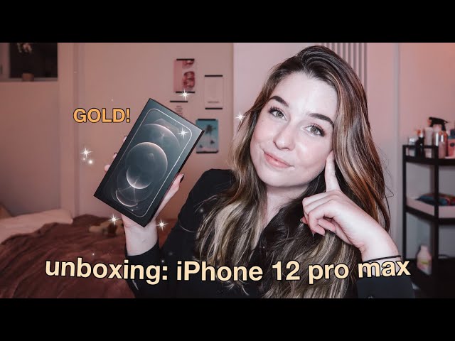 Iphone 12 Pro Max Unboxing Set Up Gold 256 Gb I Pre Ordered The New Iphone New Iphone Youtube Iphone 12 Pro Max Unboxing Set Up Gold 256 Gb I Pre Ordered The New Iphone New Iphone Youtube