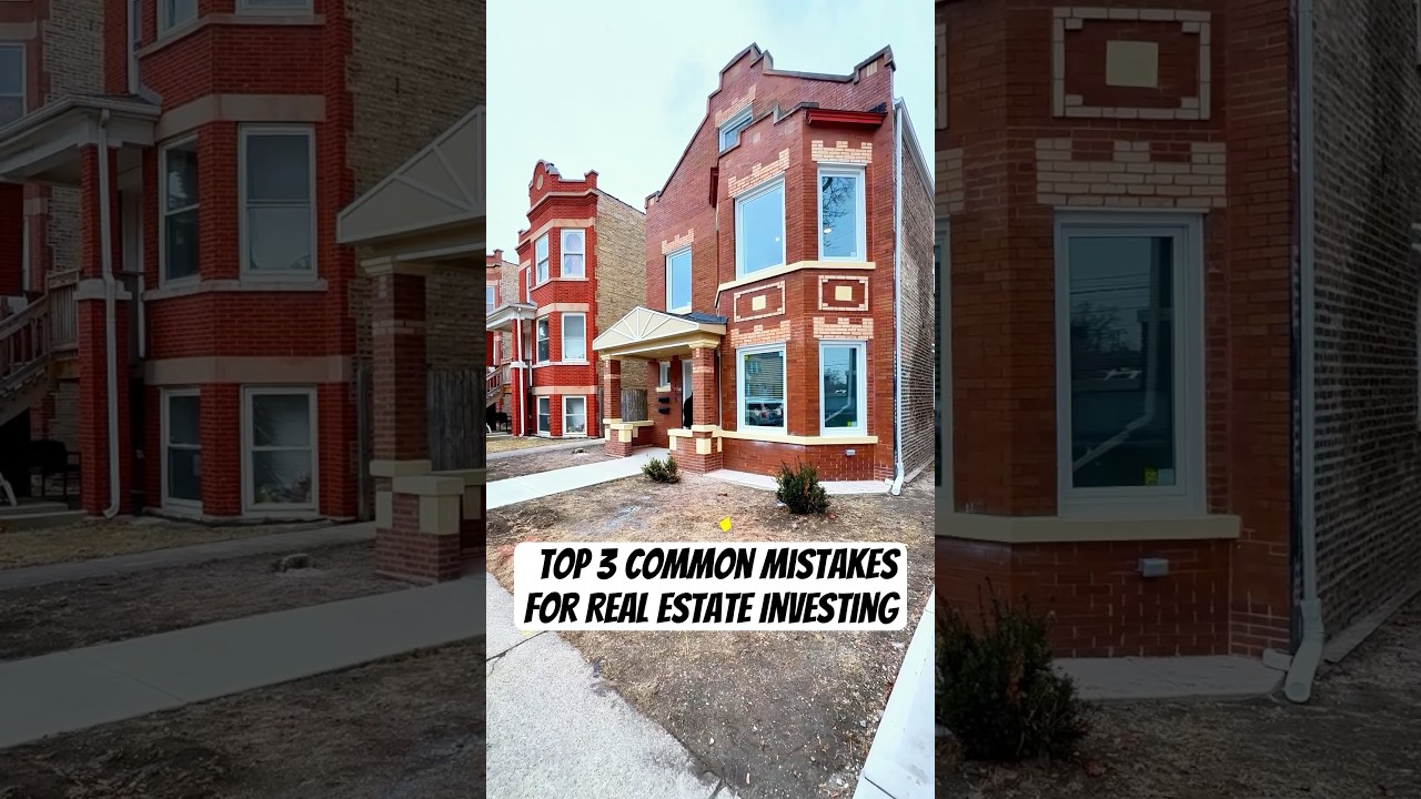 Top 3 Mistakes to Avoid when Buying, Flipping, and Selling Real Estate!🏡