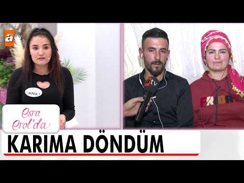 Sevgilisini bırakıp eşine geri döndü - Esra Erol'da