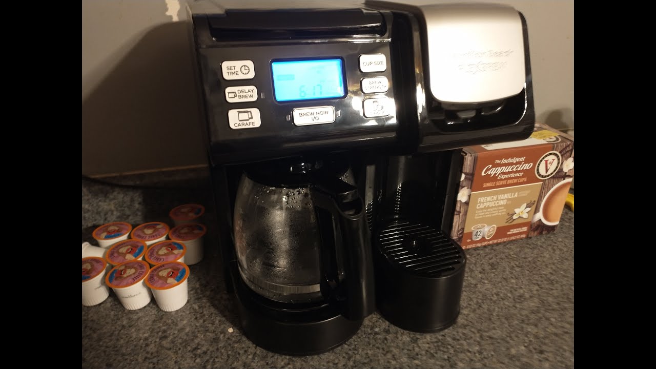 Detailed Review NEW 2021 Hamilton Beach FlexBrew Trio Coffee Maker K-Cup  Single Serve HOW TO USE 