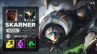 Skarner vs K'Sante Top - KR Master - Patch 14.8 Season 14