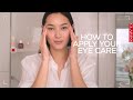 How to apply your eye care  clarins