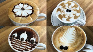 Making latte art at home #1