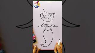 Como Dibujar A Ariel La Sirenita Princesa De Disney Dibujos Fáciles Para Niños De 6 A 8 Años