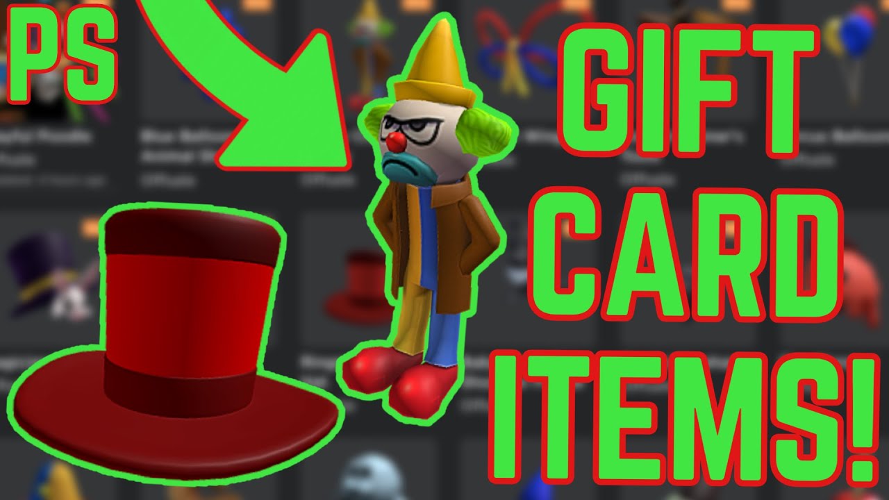 Gift Card New Roblox Gift Card Items Roblox Gift Card May 2021 Youtube - roblox cards special item