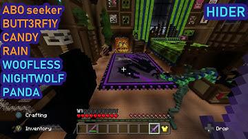 minecraft hide and seek - Dual commentary  (enderheist)