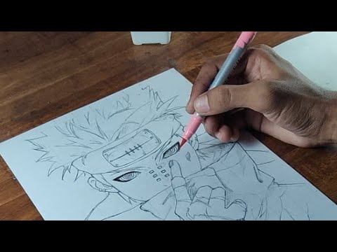 anime colour drawing - live 😊 - YouTube
