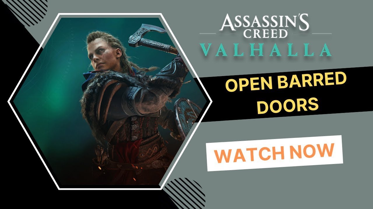 Chest behind a BARRED door Ac Valhalla PS5 YouTube