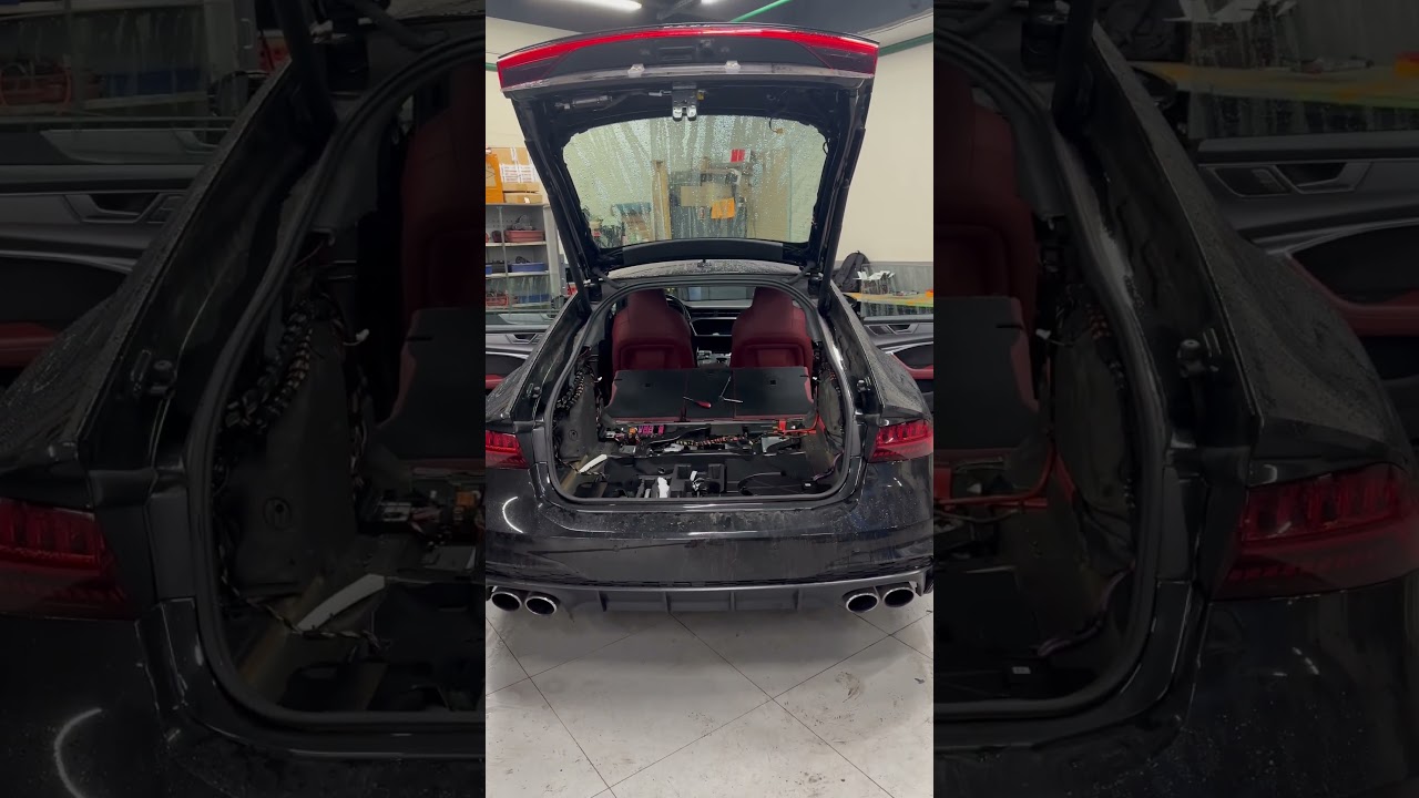 Audi S7C8 Установка европейских фонарей. 