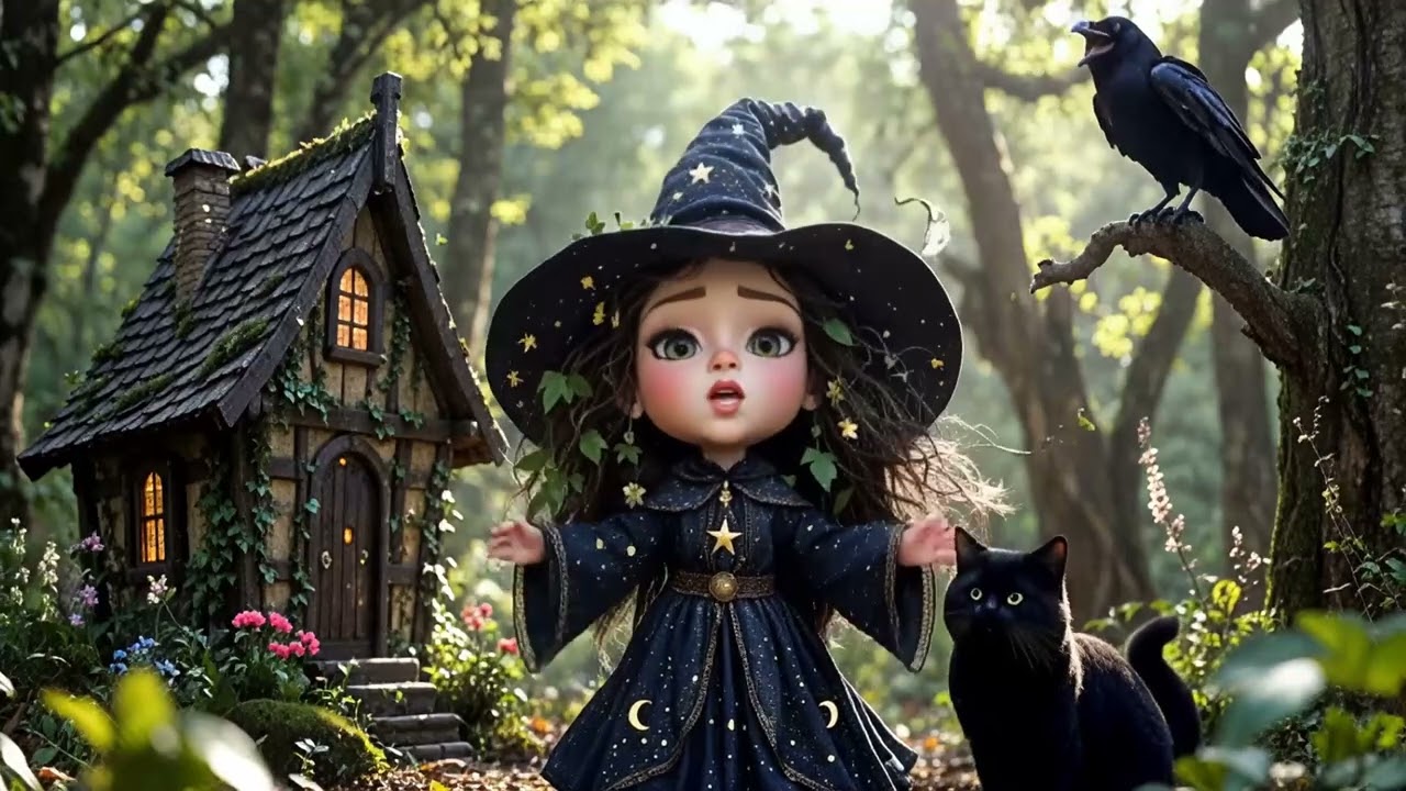 Die kleine Hexe ( Musikvideo für Kinder)