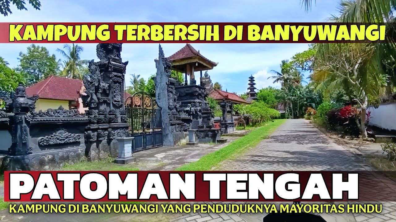 DESA WISATA TERBERSIH & TERAPI DI BANYUWANGI ! | Menjelajahi Keasrian Dusun Patoman Tengah yg Unik 