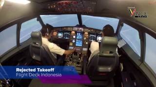 Flight Deck Indonesia - Airbus A320 Rejected Takeoff Evacuation - Vincent Raditya Batik Air & FDI