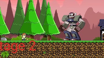 Dan The Man - Gameplay Walkthrough Part 2 - Stage 8: Levels 1-2 (iOS, Android